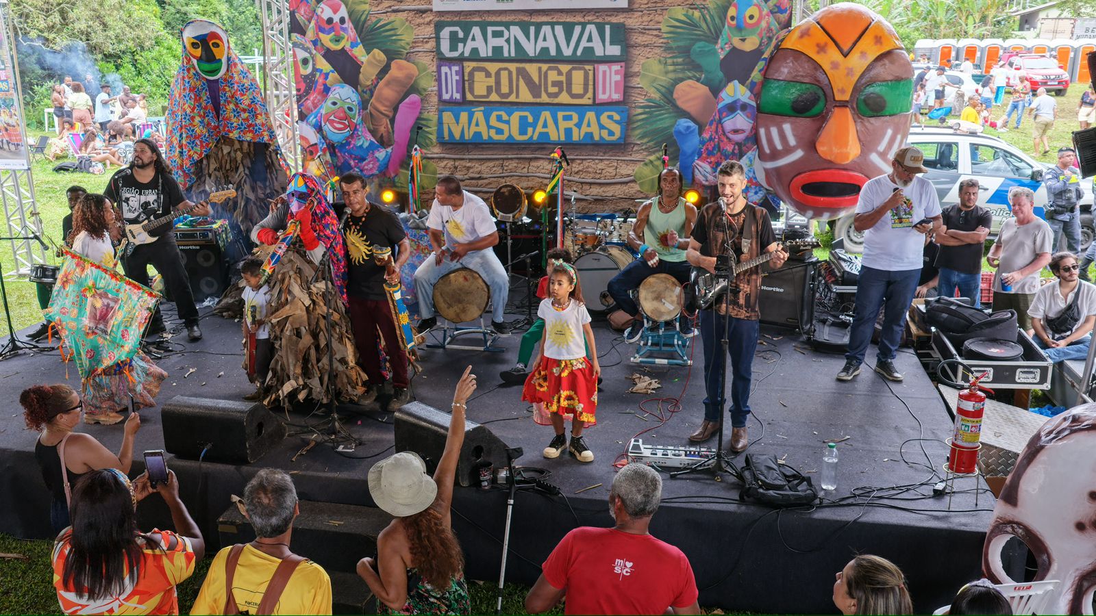 Carnaval de Congo de Máscaras une fé e tradição em homenagem à padroeira do ES