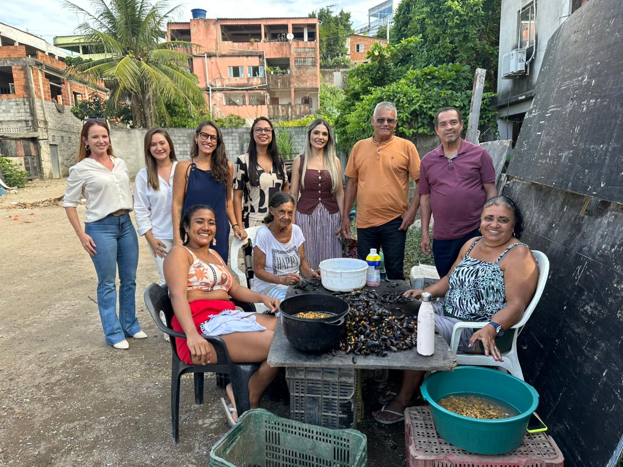 Marisqueiras de Cariacica viram referência e recebem visita técnica de Marataízes 