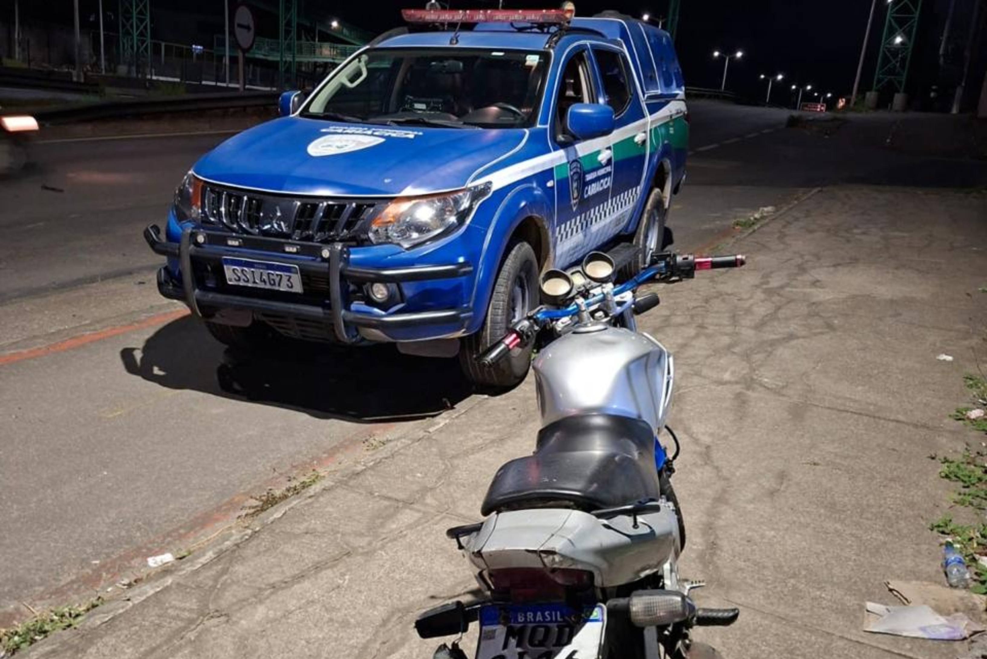 Motociclista é detido após fugir de abordagem e fazer manobras perigosas no bairro Vila Independência