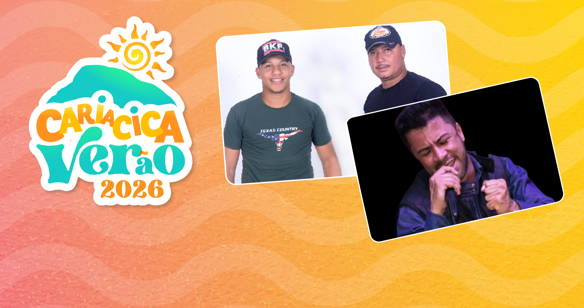 Sertanejo na Orla: Cariacica Verão traz Ismael e Eduardo neste sábado (31)