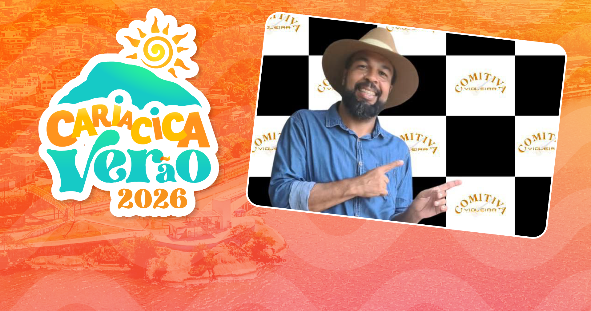 Cariacica Verão 2026: Comitiva Violeira é a atração desta sexta-feira (23) na Nova Orla