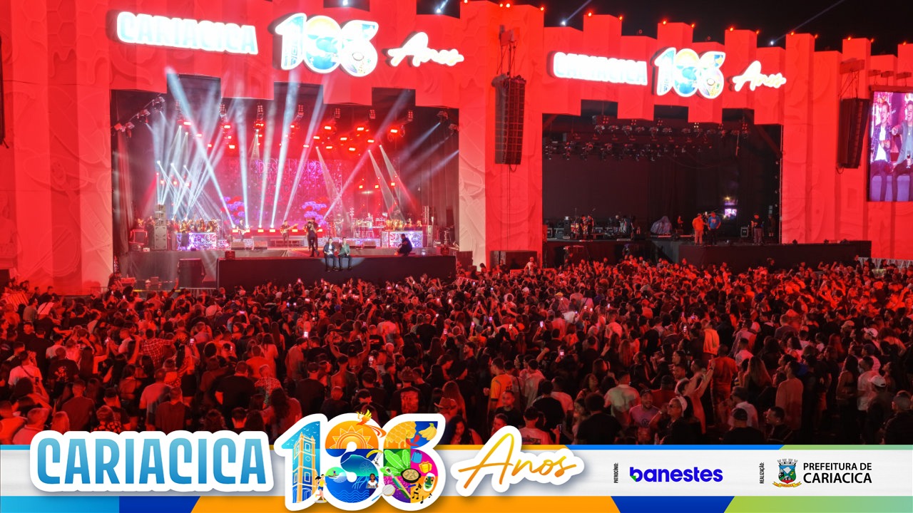 João Neto e Frederico comandam noite de celebração dos 136 anos de Cariacica