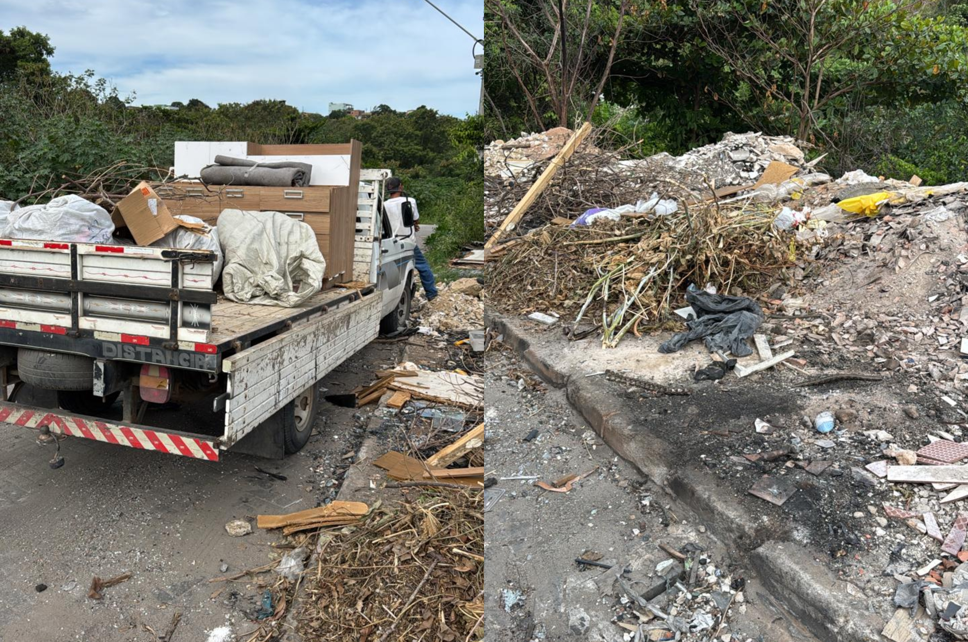 Prefeitura flagra descarte irregular de lixo em Campo Belo e reforça fiscalização 24 horas