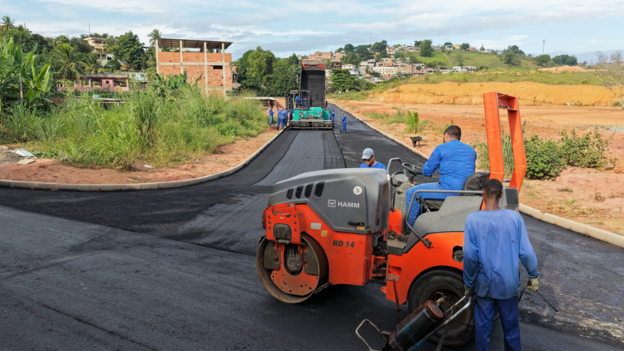 Começam obras de pavimentação em cinco ruas do bairro Santa Luzia