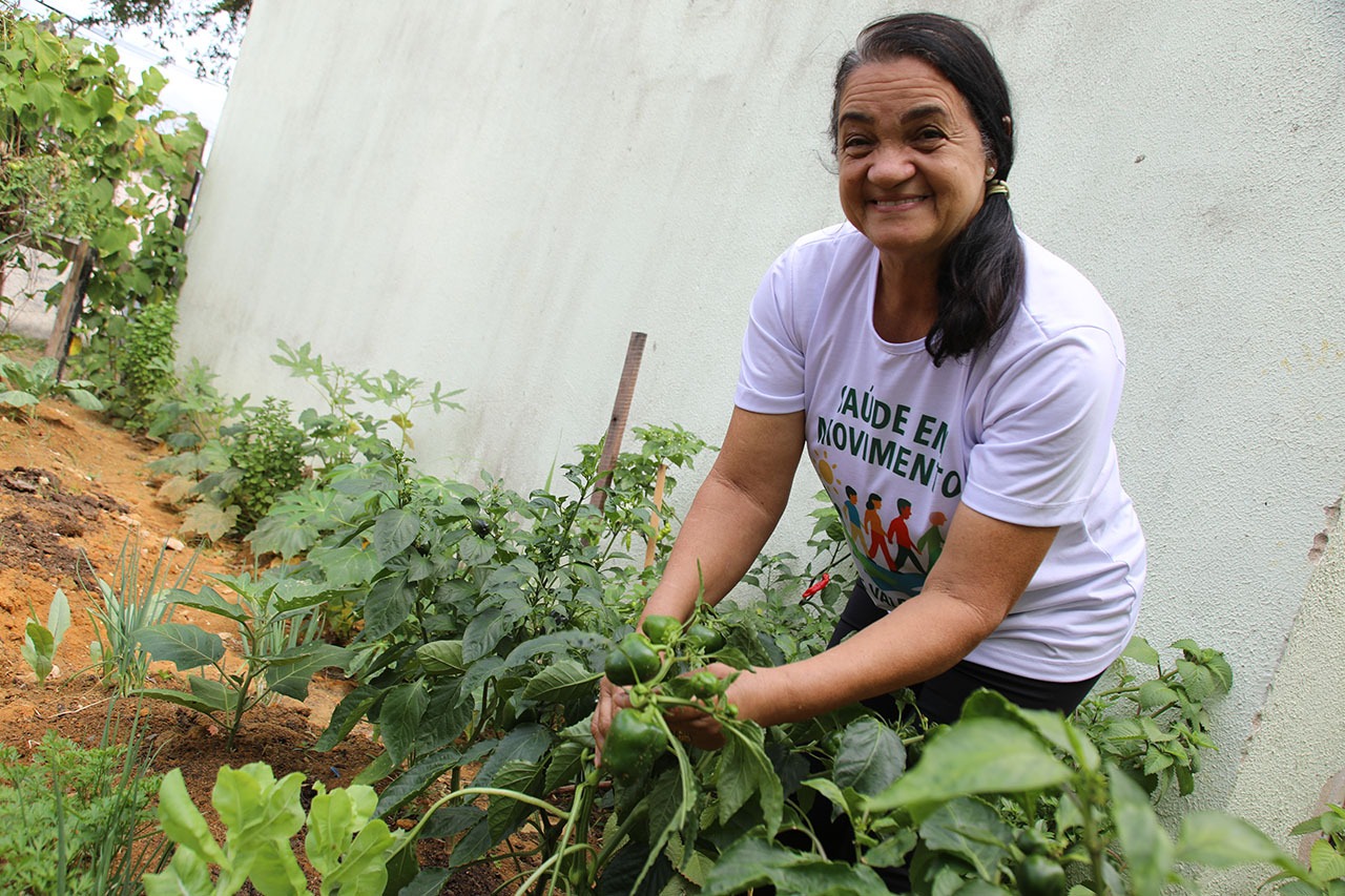 Hortas Solidárias transformam Unidade de Saúde em espaços de integração e alimentação saudável 
