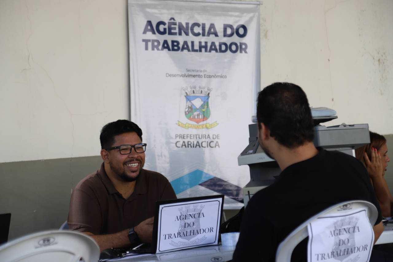 Mais de 900 oportunidades estão disponíveis na  Agência do Trabalhador de Cariacica