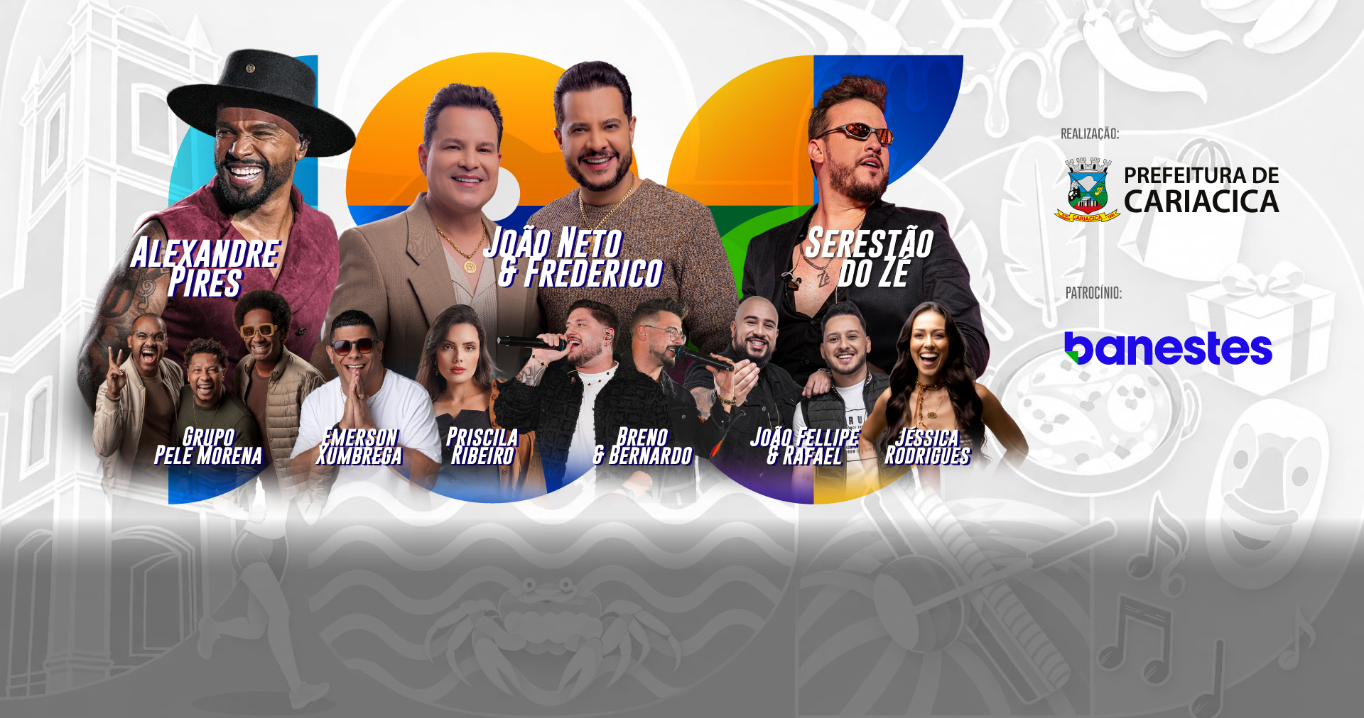 Alexandre Pires, João Neto & Frederico e Serestão do Zé agitam a festa de 136 anos de Cariacica