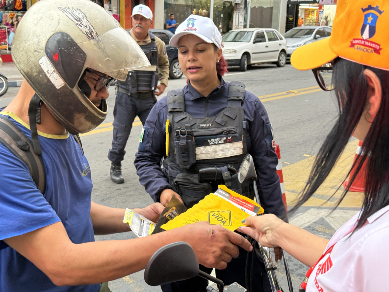 Maio Amarelo: Operação educativa reforça cuidados no trânsito e a importância da direção defensiva