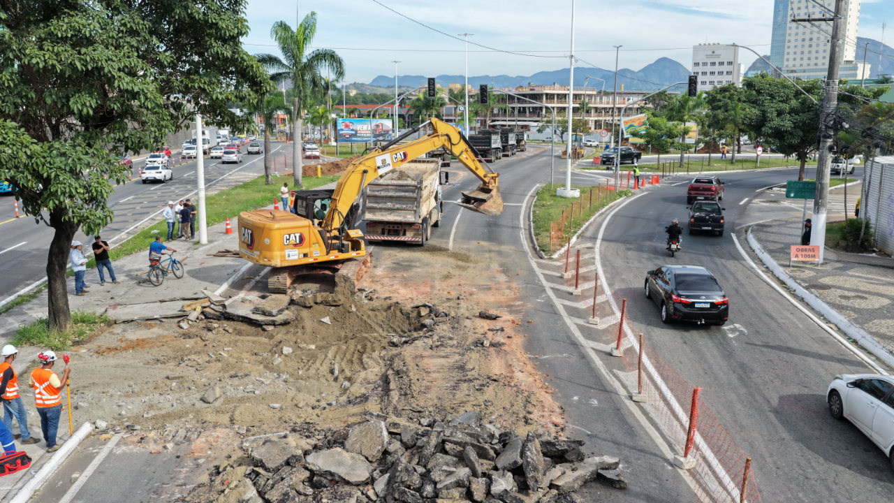 Obras novo viaduto: trânsito na Mário Gurgel está com desvios; veja opções de rotas alternativas