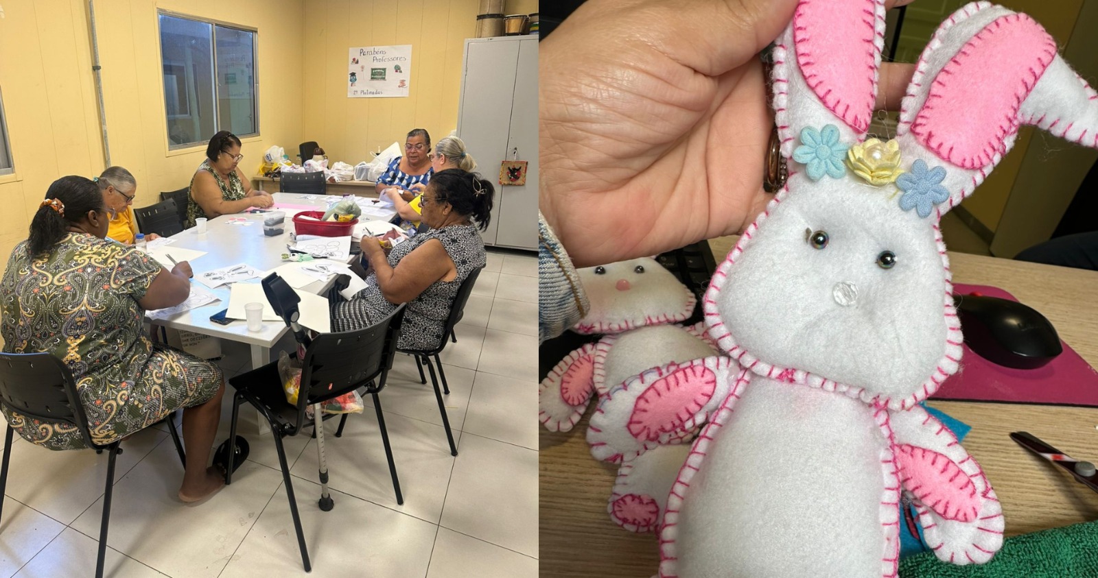 Mobiliza Cariacica desenvolve criatividade e habilidades durante oficina temática sobre a Páscoa