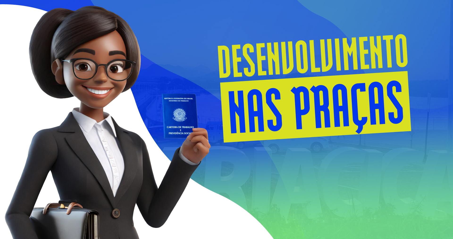 Desenvolvimento nas Praças vai oferecer 1.500 vagas de emprego em Jardim Botânico na terça (21)