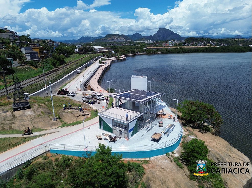 Nova Orla de Cariacica: show de luzes com 200 drones vai marcar festa de inauguração