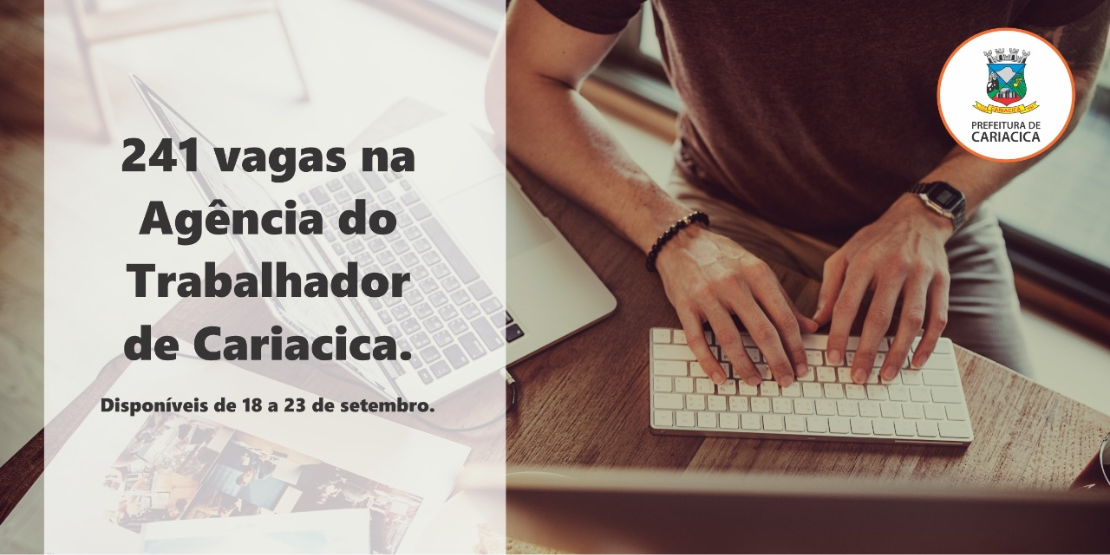 Agência do Trabalhador divulga vagas de empregos e de estágios