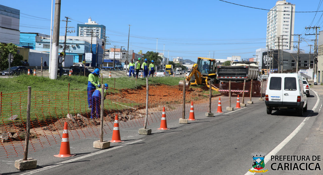 Começam obras para construção do viaduto na avenida Mário Gurgel