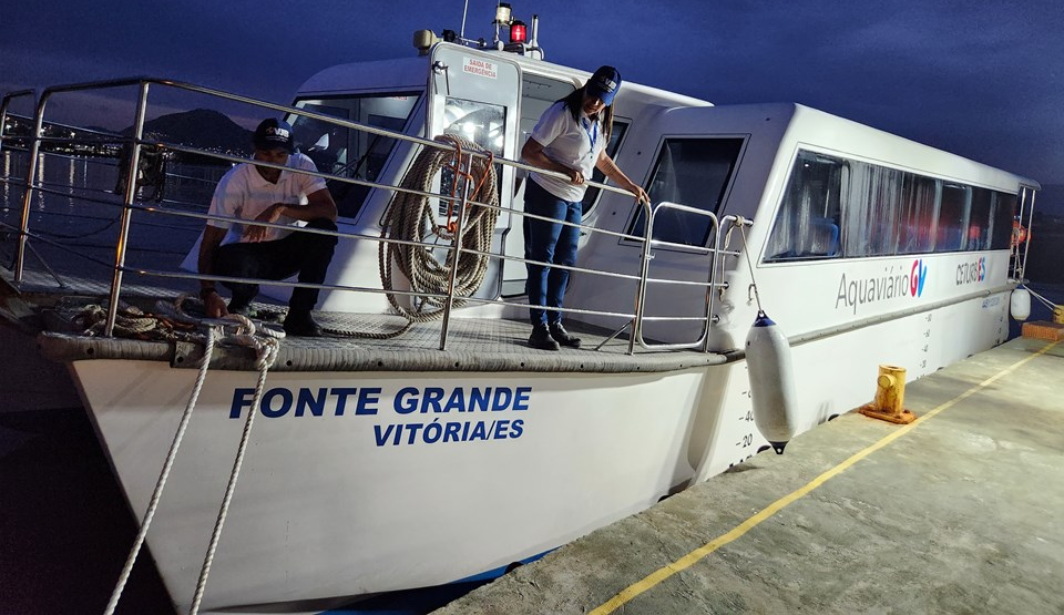 Aquaviário: viagens noturnas partindo de Cariacica começam nesta segunda-feira (29)