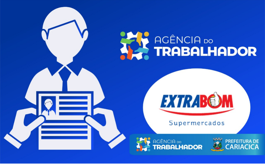 Agência do Trabalhador conta com 21 vagas para emprego em rede de supermercados