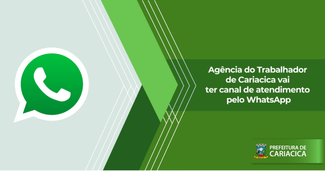 Agência do Trabalhador de Cariacica vai ter canal de atendimento pelo WhatsApp