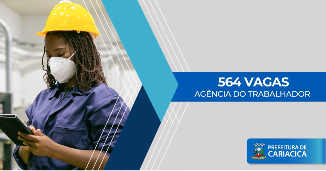 Agência do Trabalhador: 564 oportunidades de emprego