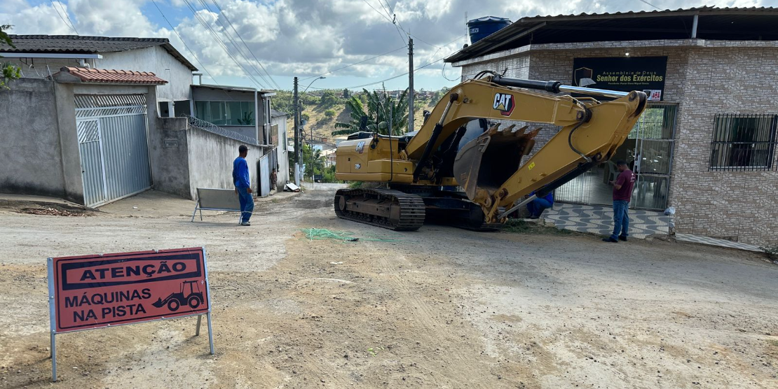 Prefeitura inicia obras de pavimentação e drenagem em vias que ligam três bairros de Cariacica