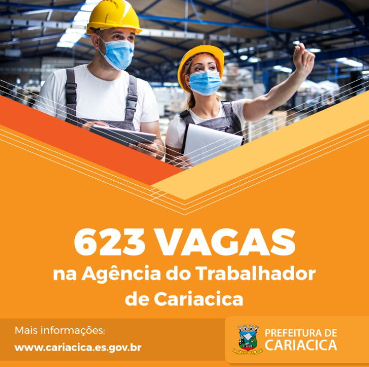 Agência do Trabalhador de Cariacica com 623 oportunidades de emprego