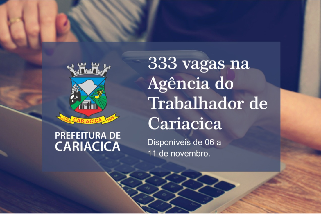 Agência do Trabalhador divulga vagas de empregos e de estágios