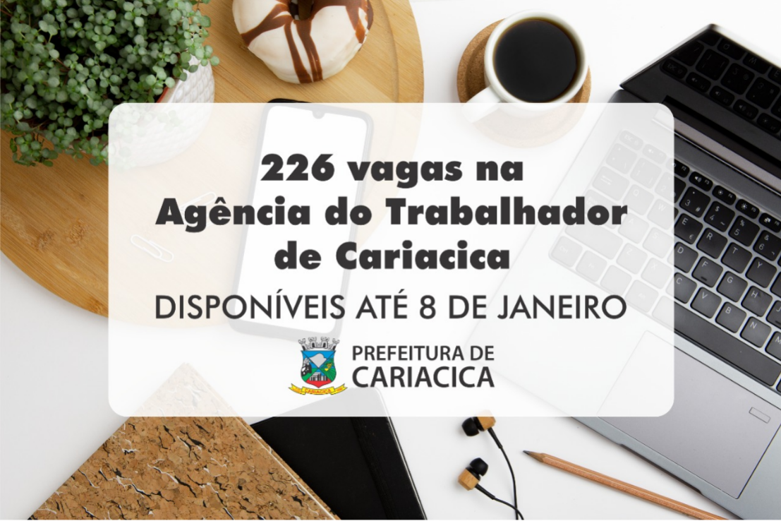 Agência do Trabalhador divulga 226 vagas de emprego