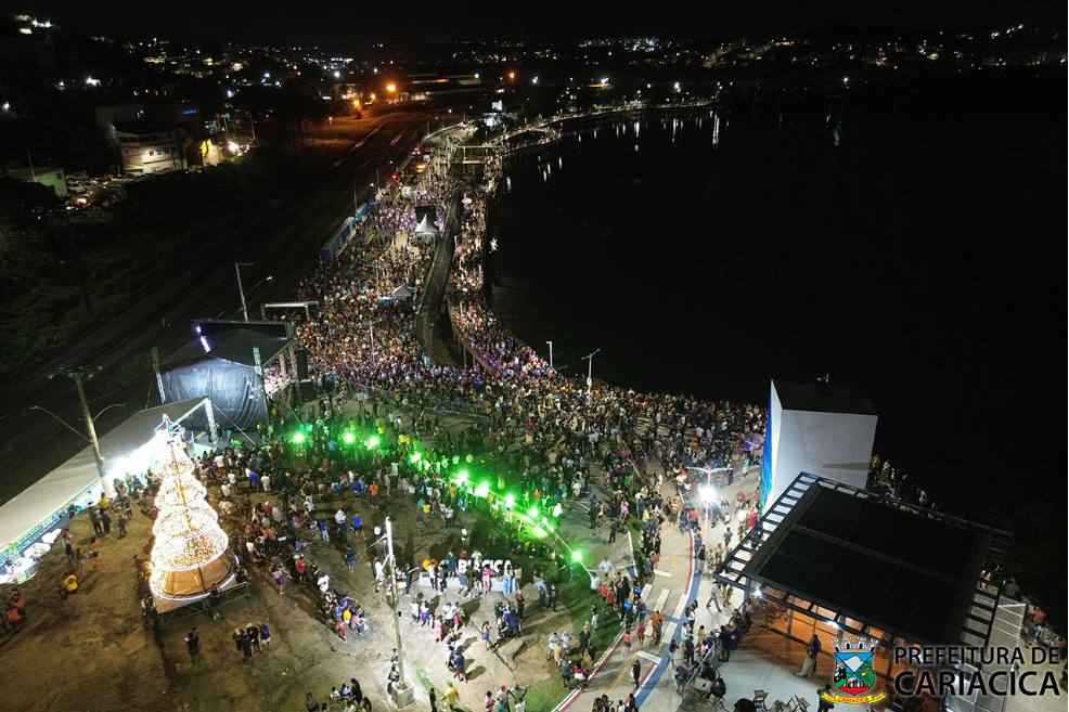 Nova Orla de Cariacica: mais de 20 mil pessoas participam da festa de inauguração
