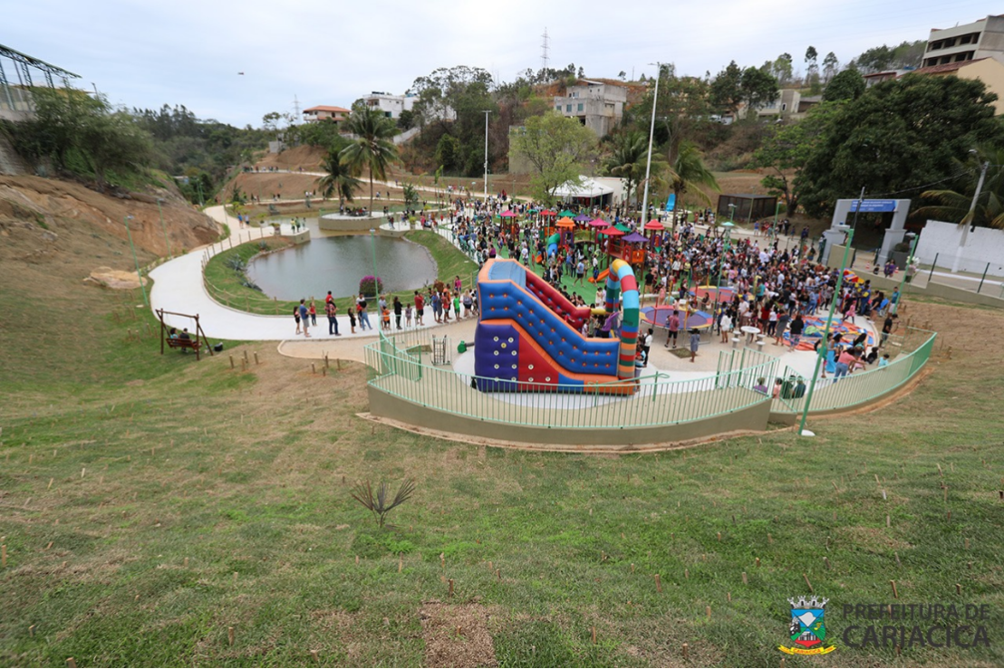 Parque da Biquinha em Jardim América é inaugurado para todos os moradores de Cariacica