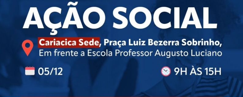 Ação social oferece mais de 30 serviços gratuitos à população na próxima segunda (5) em Cariacica-Sede