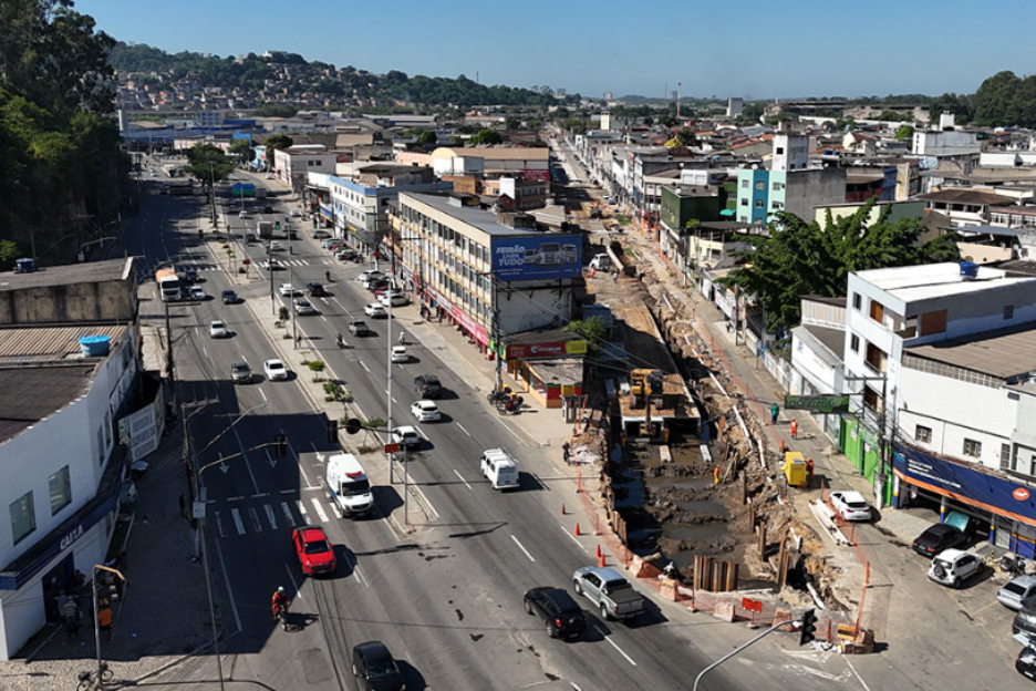 Avenida América moradores e comerciantes estão otimistas com avanço das obras