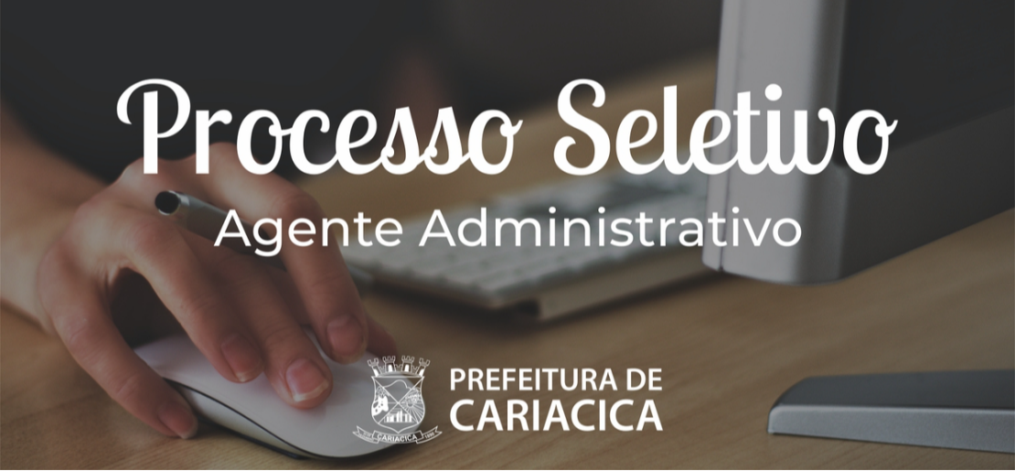 Inscrições para contratação temporária de 100 agentes administrativos vão até dia 5 de janeiro