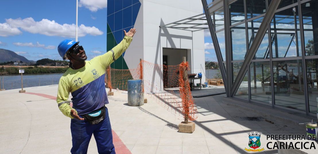 Nova Orla de Cariacica: trabalhadores sentem orgulho por terem participado da construção