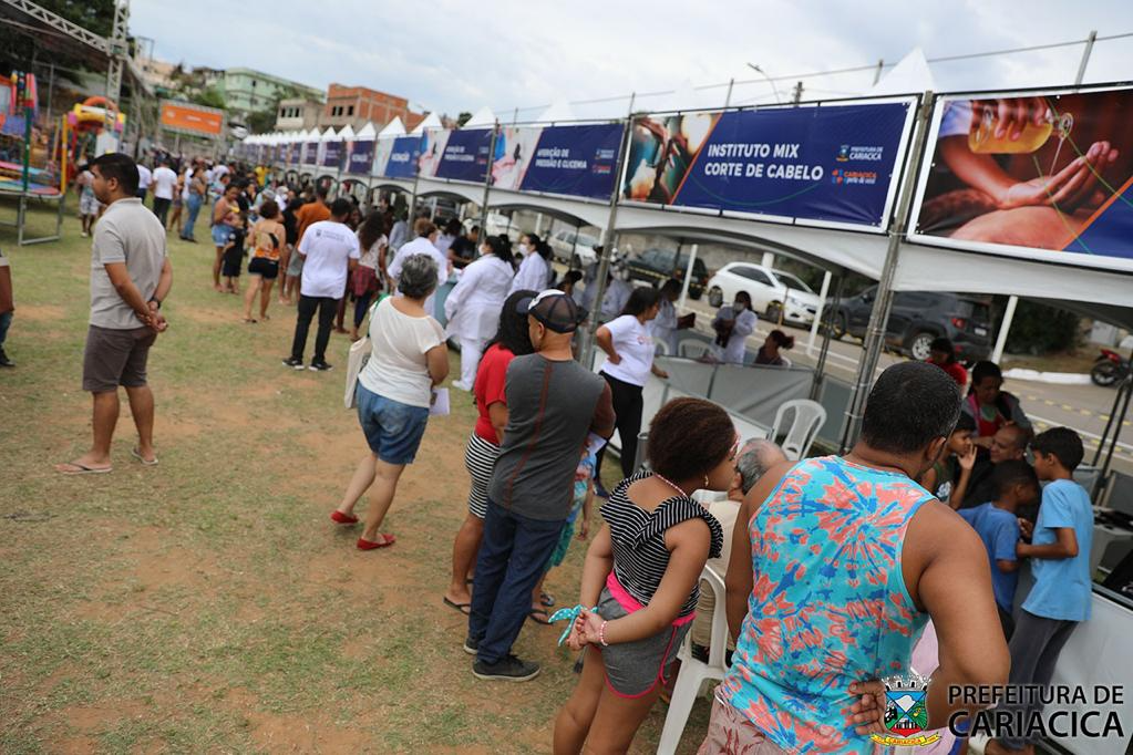 Cariacica + Perto de Você levou ações de cidadania e diversão para Bandeirantes neste sábado (22)