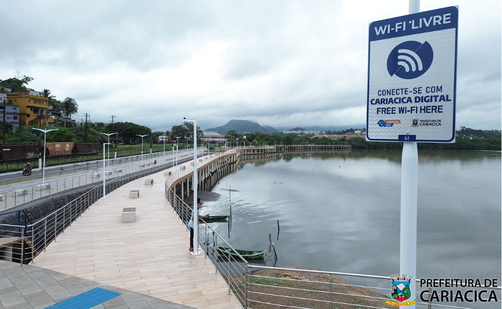 Cariacica Digital: Nova Orla possui seis pontos de wi-fi de acesso gratuito