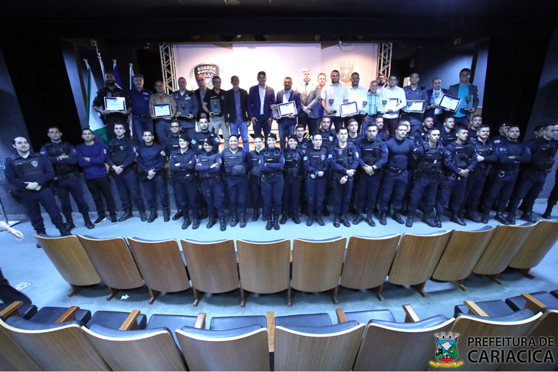 Guarda Municipal de Cariacica comemora dois anos de criação e realiza cerimônia de entrega de certificados e honrarias