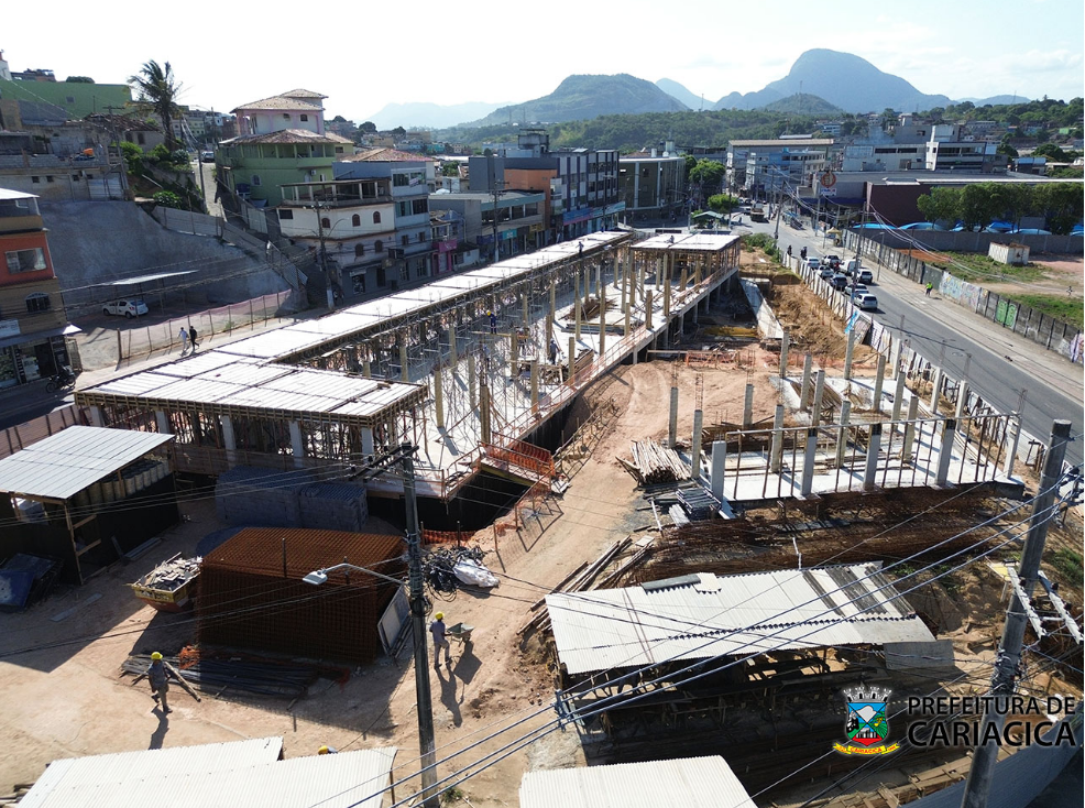 Construção do Mercado Municipal está com mais de 40% de obras concluídas