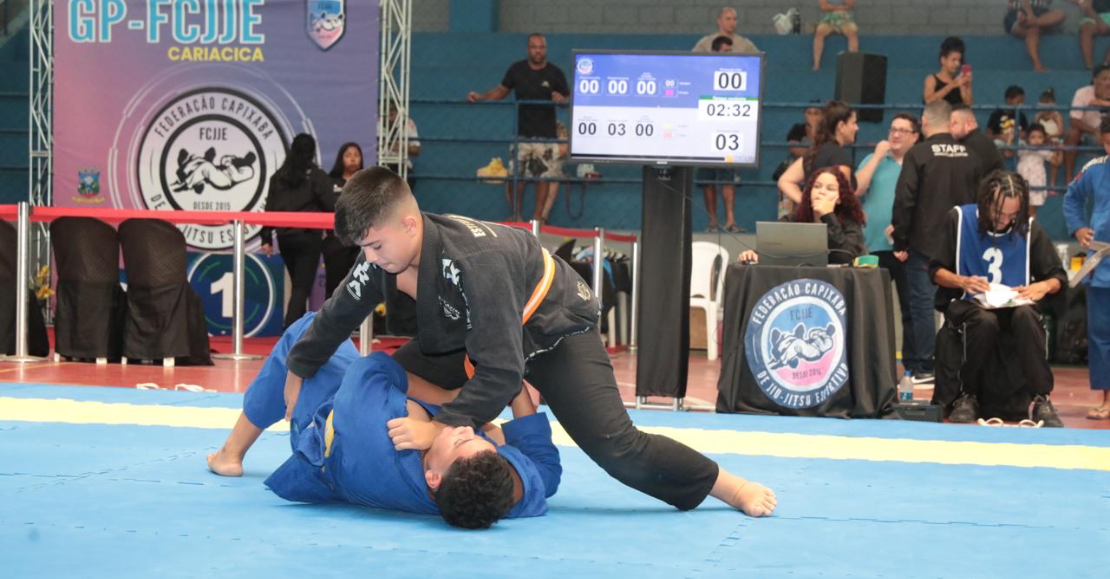 Atletas de Cariacica brilham e colecionam vitórias no Grand Prix da Federação Capixaba de jiu-jítsu
