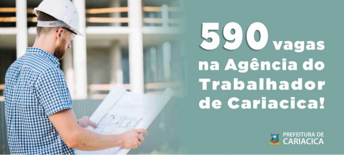 Agência do Trabalhador divulga 590 vagas de emprego