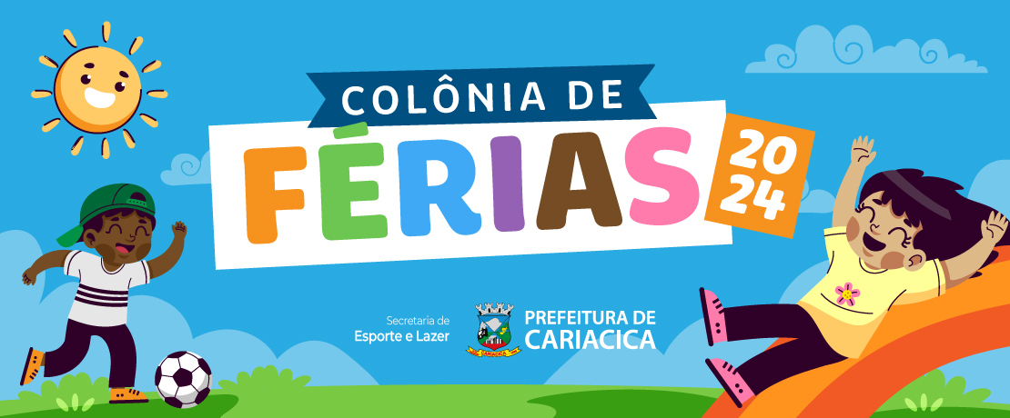 Colônia de férias agita a criançada na Estação Cidadania-Esporte a partir desta segunda-feira (8)