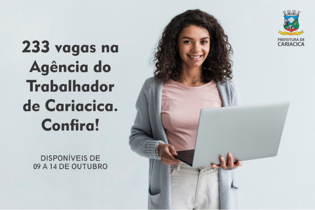 Agência do Trabalhador divulga vagas de empregos e de estágios