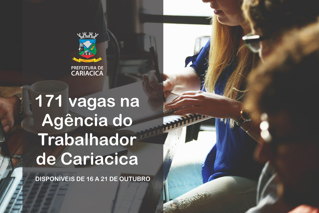 Agência do Trabalhador divulga vagas de empregos e de estágios