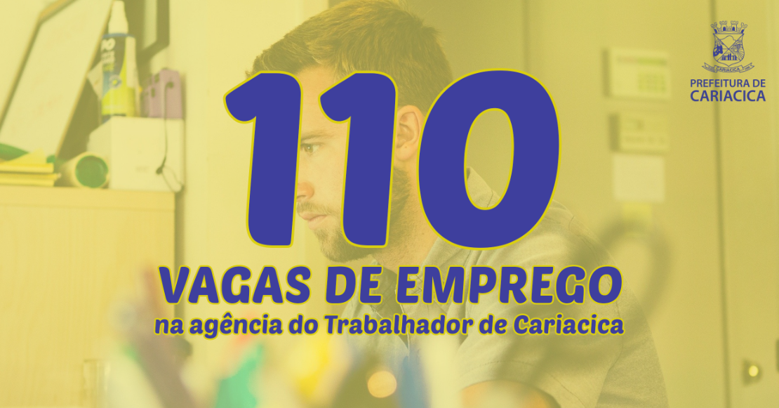 Agência do Trabalhador passa a divulgar vagas também às quartas-feiras