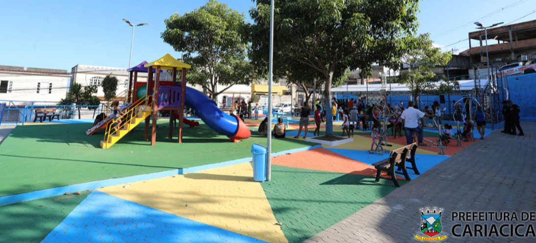 Programa Revitaliza Praças leva mais lazer à comunidade do bairro Aparecida