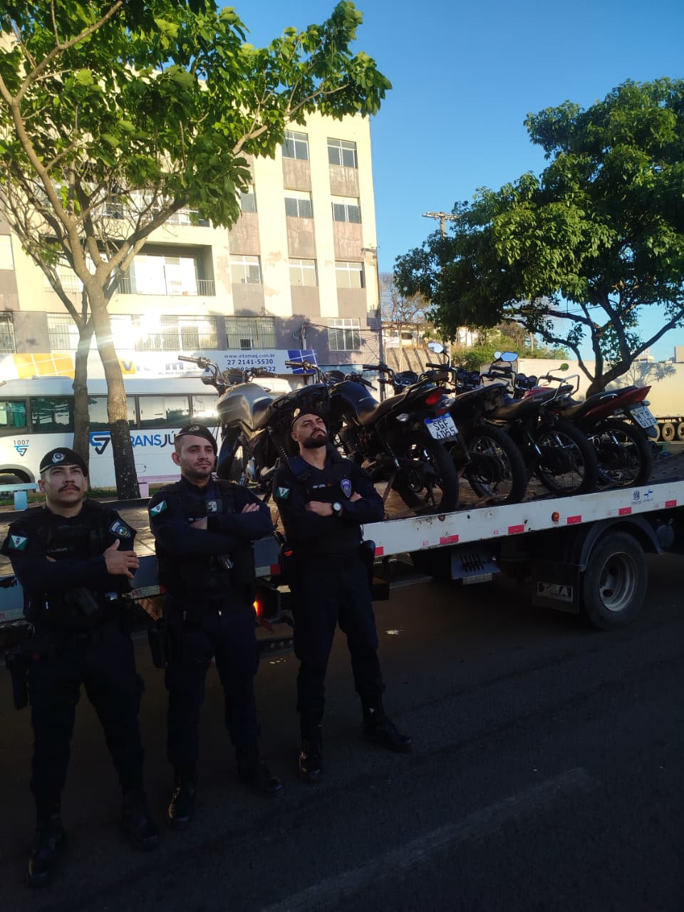 Guarda apreende em São Geraldo motos utilizadas para cometer infrações