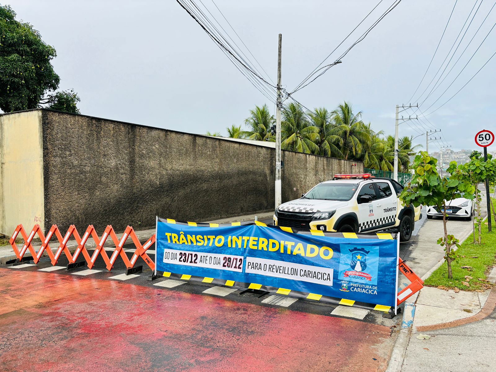 Aniversário da Orla de Cariacica: avenida está interditada para festividades e réveillon antecipado