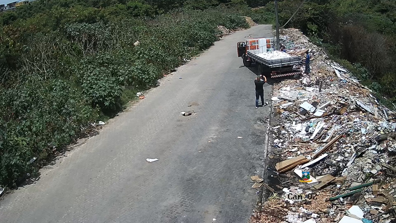 Secretaria de Serviços intensifica fiscalização e registra mais dois flagrantes de descarte irregular