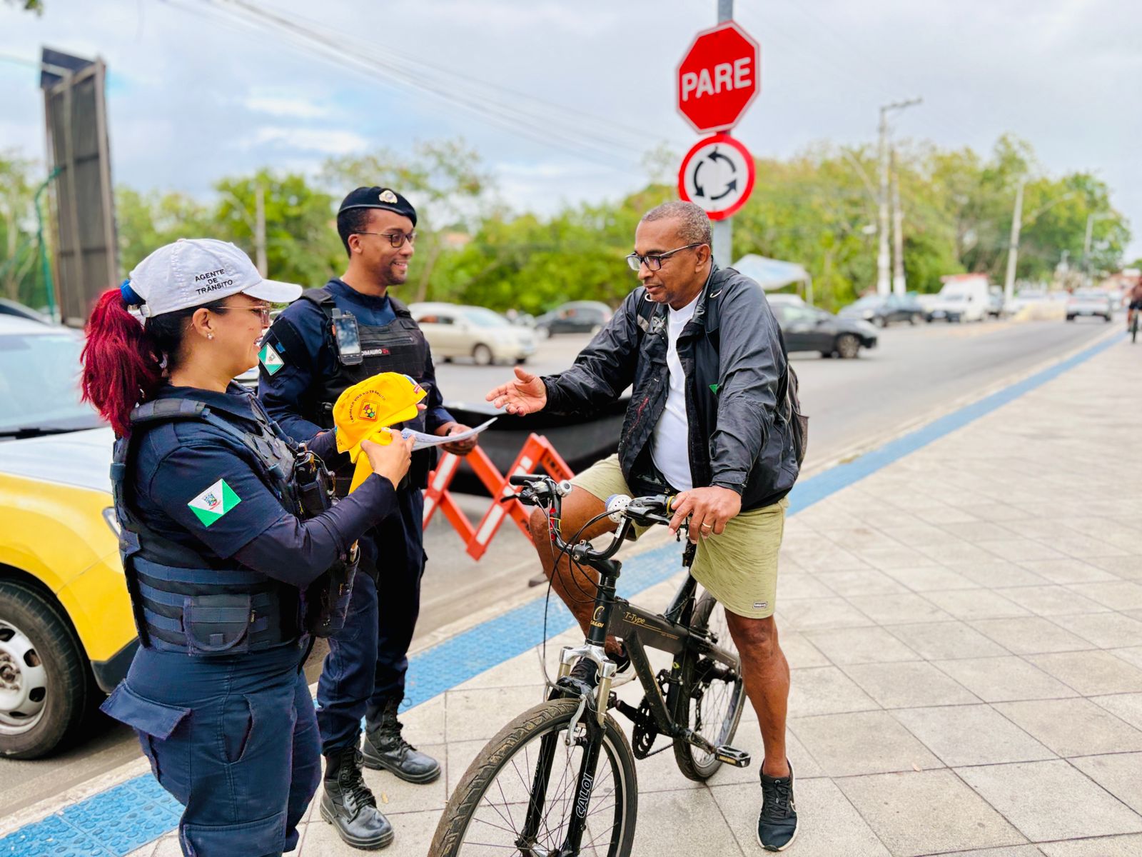 Dia D Bike Segura: equipes promovem orientações sobre regras de circulação e dicas para evitar acidentes
