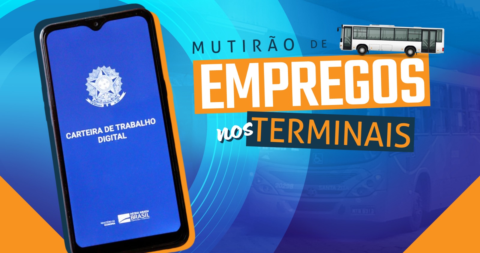 Emprego: 1.500 vagas são ofertadas durante mutirão no Terminal de Itacibá nesta terça (24)