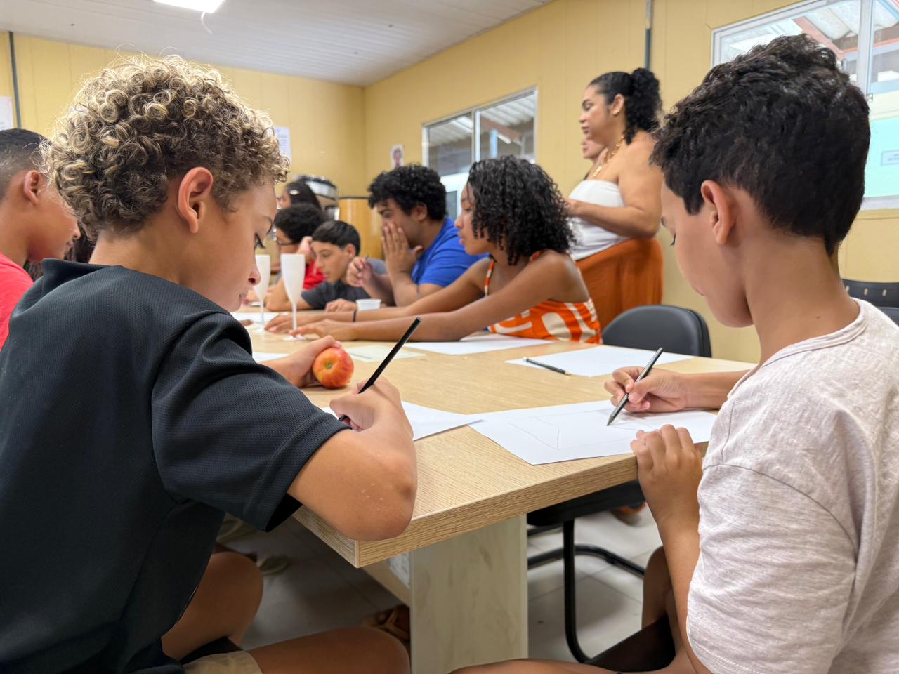 Workshop de desenho desperta talentos e criatividade em CRAS de Porto de Santana