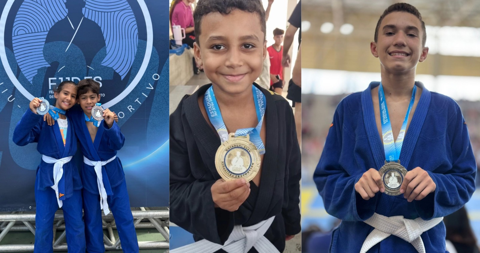 Mais de 30 atletas de Cariacica conquistam medalhas em campeonato de Jiu-Jitsu 